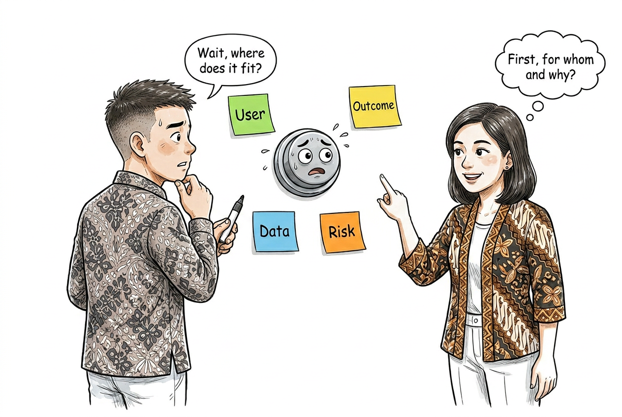 The Button That Wanted a Strategy