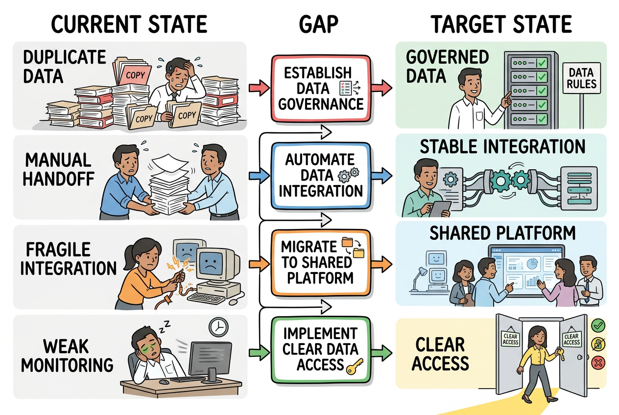 Current State vs Target State Gap